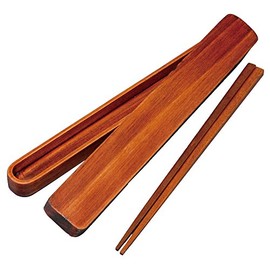 Nagao WK39-2 Wooden Chopsticks and Chopsticks Case Set, Lacquer