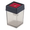 Dahle Pencil Sharpener, 8 mm Size, Black/Transparent Red