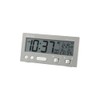 RHYTHM Fit Wave D237 8RZ237SR08 Alarm Clock, Radio Clock, Electronic Sound, Alarm (with Snooze), Automatic Lighting, Thermometer, Hygrometer, Calendar, Gray, 2.6 x 5.2 x 1.4 inches (6.6 x 13.1 x 3.5