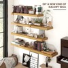 Venusmiles Floating Shelves for Wall, Large Wall Mounted Shelves with