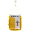 Vatican City Mini Flag 4"x6" Window Banner w/ suction cup