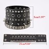 MILAKOO Vintage Mens Bracelet Rock Grunge Studded Rivets Cuff Multi-layered