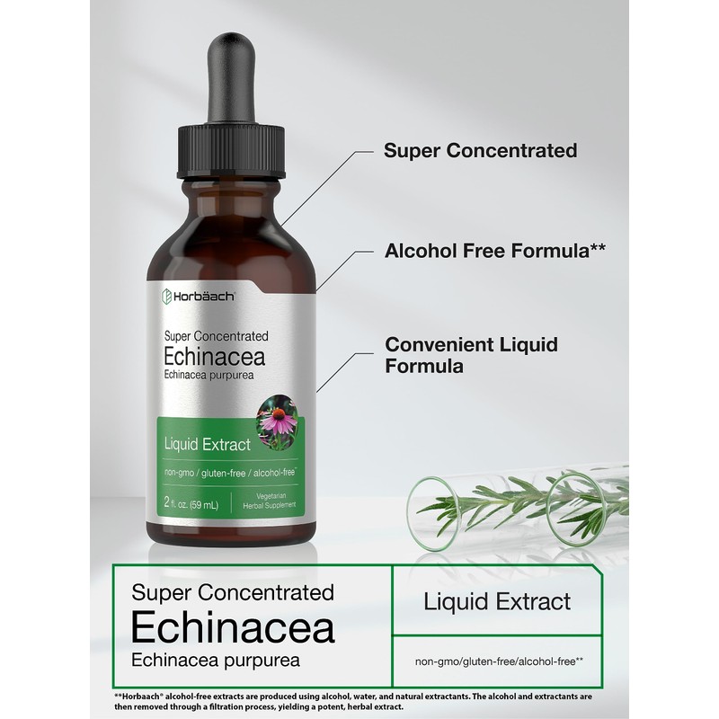 Horbaach Echinacea Drops Herb Tincture | 2 fl oz |