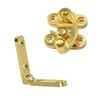 WANLIAN Right Latch Hook Hasp Horn Lock and 90 Degree