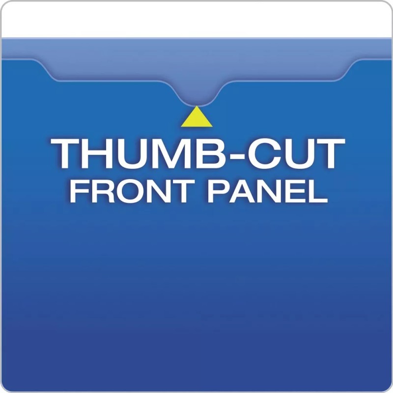 Esselte Pendaflex 50990 Straight Tab Poly Letter Jackets (10/Pk) New