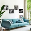OTOSTAR 4 Pieces Wall Art Canvas Prints - Grey-Elephant Family