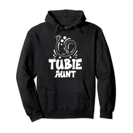 Feeding Tube Awareness G Tube Accessories Tubie Aunt Pullover Hoodie