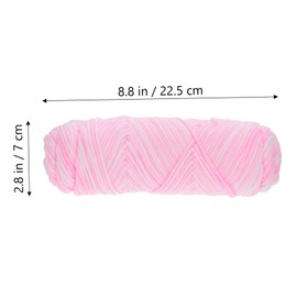 CORHAD 3pcs Chunky Crochet Yarn Soft Milk Cotton for DIY Handcrafting Durable and Flexible Knitting Material for Household Projects