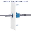 Ethernet Wall Plate Cat6 2 Port Keystone Jack Wall Plate