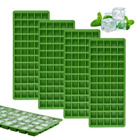 60 Cavity Silicone Tray Dividers for Harvest Right Freeze Dryer Medium and Small Trays, 4pcs Reusable Green Silicone Molds for Freeze Drying Yogurt Smoothies Pudding Jello Liquids(COLOR:Green)