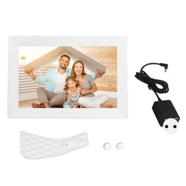 10.1 Inch WiFi Digital Photo Frame High Resolution Type C Interface Electronic Cloud Frame for Photo Display Living Room Decoration  White