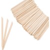 1000 Wooden Small Wax Sticks Eyebrow Hair Removal Popsicle Crafts / 1000개의 나무 작은 왁스 스틱 눈썹 털 제거용 아이스캔디 공예용