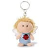 NICI Guardian Angel Key Ring, light blue