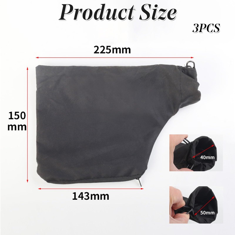 3 Pcs Evolution Mitre Saw Dust Bag, Sander Dust Bag
