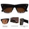 SOJOS Retro Trendy Cat Eye Polarized Sunglasses for Women Cute