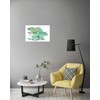 artboxONE Poster 20 x 20 cm Cities Bavaria Illustrated Map