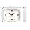 Jones Clocks® Movie wall clock | Retro rectangular clock |
