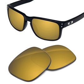 Tintart Oakley Holbrook Mix Polarized Etched Performance Lenses, Tungsten Gold - Polarised, Einheitsgröße