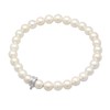 Women's Freshwater Pearl Bracelet (6 mm) Bracelet with Charm Carrier