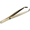 Pfeilring Tweezers Gold-Plated Cranked 9 cm Pack of 1
