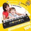 Drmukie 49 Key Kids Piano Keyboard Toy with Microphone Music