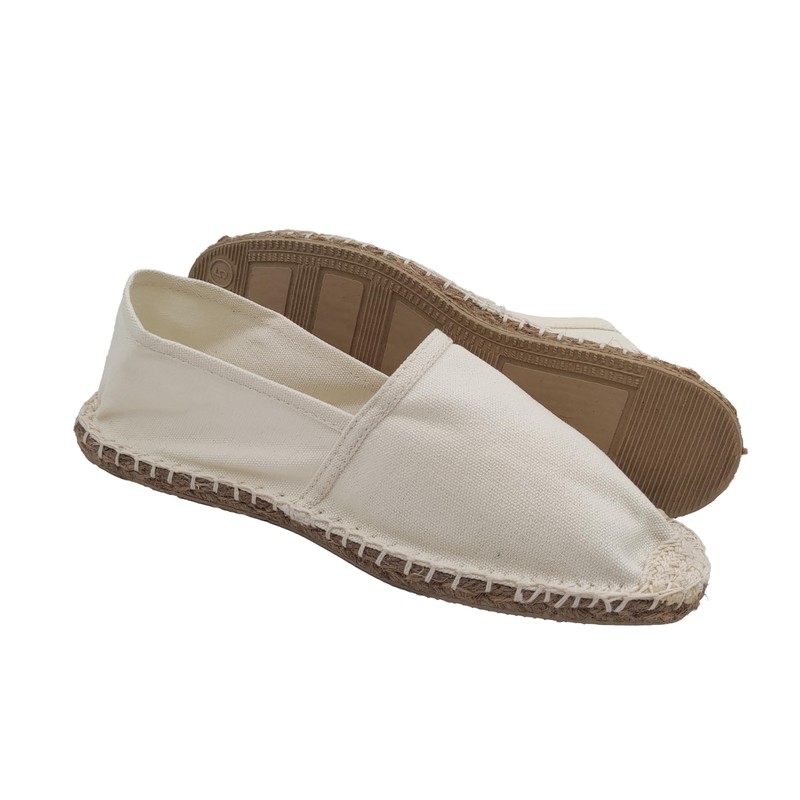 Mens Womens Canvas Espadrilles Summer Shoes Slip On Classic Flat