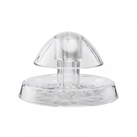DONGKER Transparent Aquarium Snail Catcher, 6 cm / 8 cm Diameter, Plastic Snail Catcher Trap for Aquarium, Plants, Planarian, Leech, Pest Catch