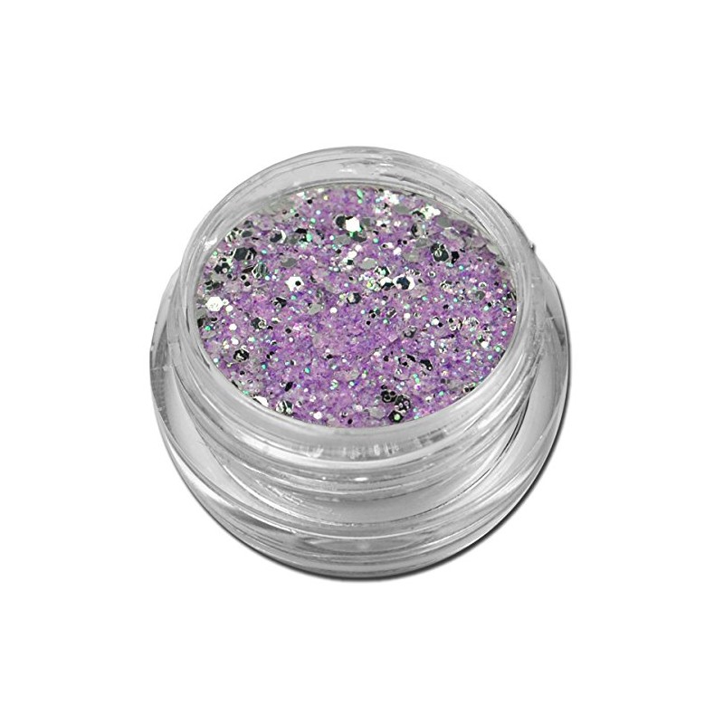 Glamour Mix Glitter Glitter Silver Powder Purple Nail Art