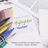 300 Transparent Sticky Notes, 75 x 75 mm, Waterproof &