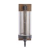 Deco 79 Wood Wall Sconce with Glass Holder, 5" x