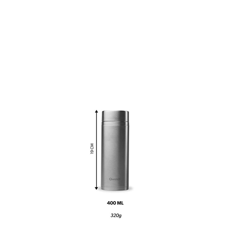QWETCH - Isothermal Teapot - Stainless Steel 400 ml -