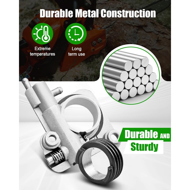 AUGREX Auto Oiler Assembly Oil Pump Fit for Echo CS-330MX4