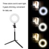 6 Inch Ring Light Dimmable LED Fill Light with Stand