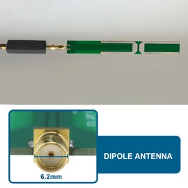 ECSiNG Dipole Antenna ADS-B 1090MHz SMA Male Thread Female Interface Dipole Antenna 20mm x 180mm Small Dipole Antenna for Industrial Home Electrical Element