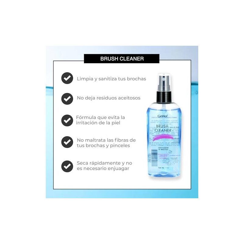 Sanitizador y Limpiador de Brochas [Brush Cleaner] 110ml - 1