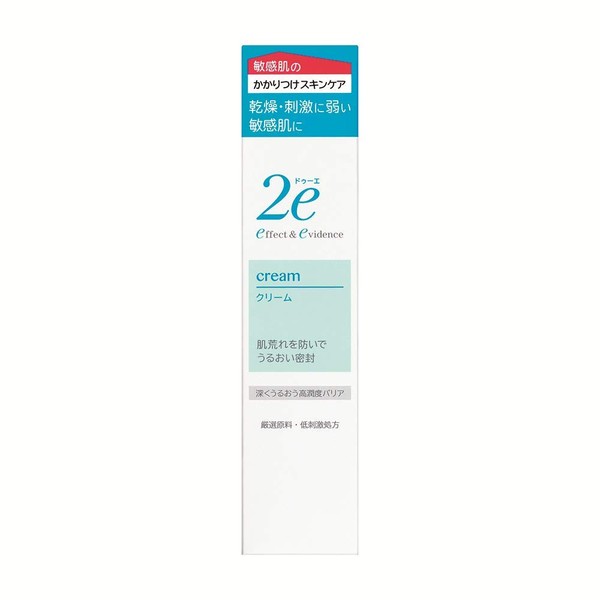 2e (Dooe) Cream Sensitive Skin Cream Hypoallergenic Formula Deep Moisturizing High Moisture Barrier 1.1 oz (30 g)