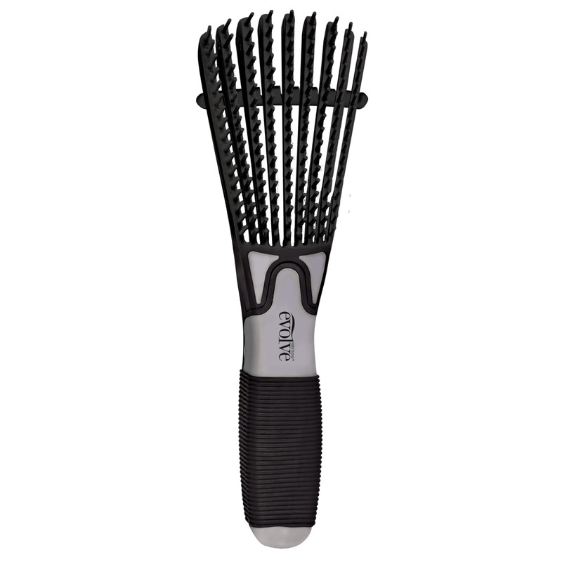 Evolve Wide Flow-Thru Detangler Black