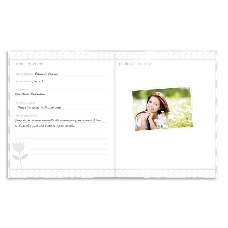 Pearhead First 5 Years Chevron Baby Memory Book, Clean-Touch Baby