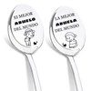 DIKARIYA Regalo para Abuela y Abuelo, Juego De Cuchara, Cucharas