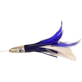 EatMyTackle Feather Duster Trolling Lure | Saltwater Fishing (Blue)