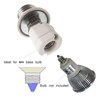 E26 to E11 Light Socket Adapter,Porcelain Standard Medium E26/E27 Screw
