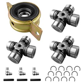 QAGGGUM Front Rear Propeller Shaft Bearing Carrier & U-Joint Fit for Polaris Ranger RZR 570 900 1000 Replace 3515075 2202015 3514806 2203703 3260104 3514900