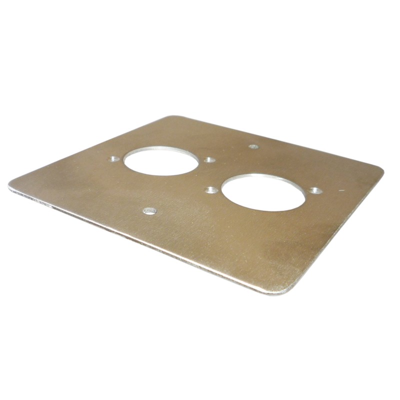 AllMetalParts 2 X 2 Way XLR Single Gang Face Plate