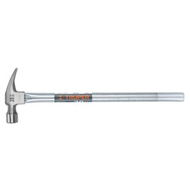 Truper MTR-20X, Martillo uña recta, mango tubular, con alojamiento, 20 oz                                                                             