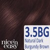 Nice'n Easy Permanent Hair Dye Natural Dark Burgundy Brown 3.5bg