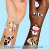 WEDDARA 101+ Cow Temporary Tattoos for Kids & Adults –