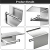 Tindbea Mega Size Toilet Paper Holder with Shelf + Towel