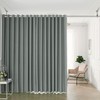 YunNephele Hanging Curtain Rod 36-56 inch Nickel Brushed,1 inch diameter