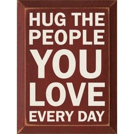 Handmade Hug The People You Love Every Day Family Friends Refrigerator Fridge MAGNET