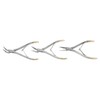 3pcs Residual Root Forceps Set Stainless Steel Dental Root Fragments